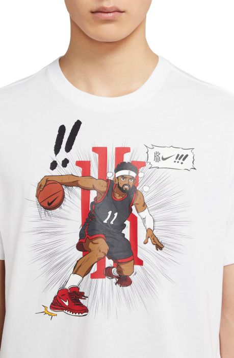 NIKE Kyrie Logo Basketball T-Shirt DD0779 100 - Shiekh
