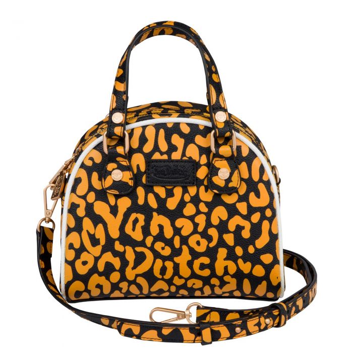 Orange Cheetah Bowling Bag  Orange
