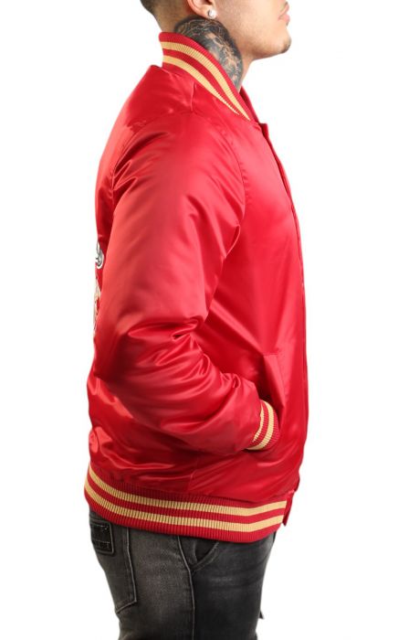 NFL San Francisco 49ers Varsity Jacket  Red/Gold