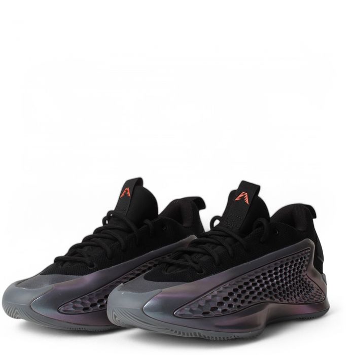 Anthony Edwards 1 Low Iron Metallic Basketball Shoe Black/Grey