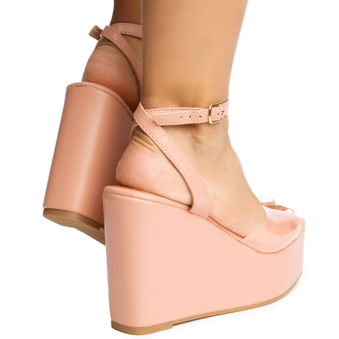 Serina-1 Wedge Heel Sandal Tine Blush