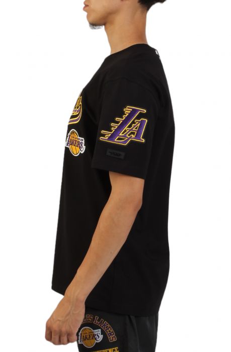 Lakers Script T-Shirt  Black