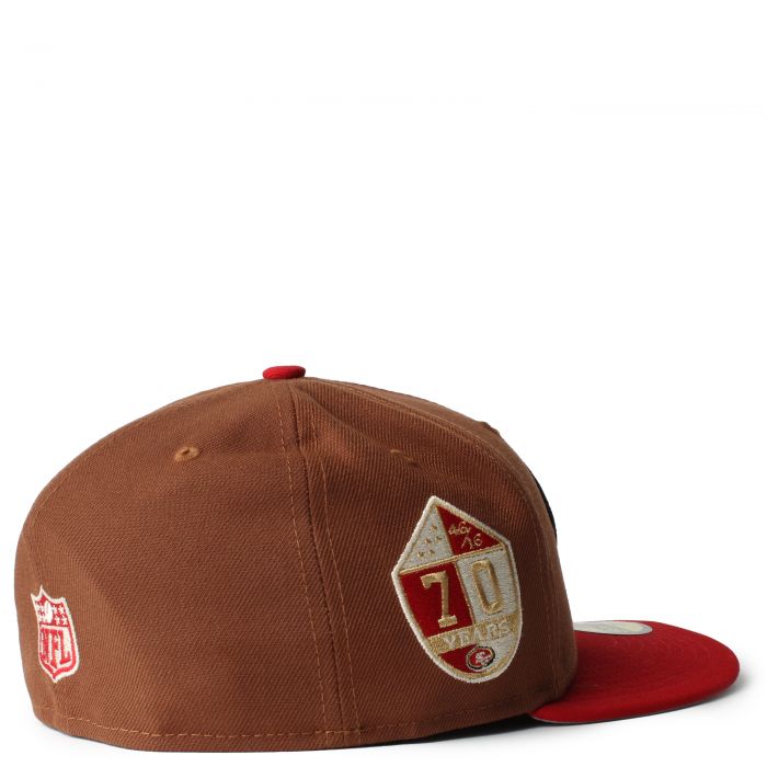 San Francisco 49ers Harvest 59Fifty Fitted Hat  Brown