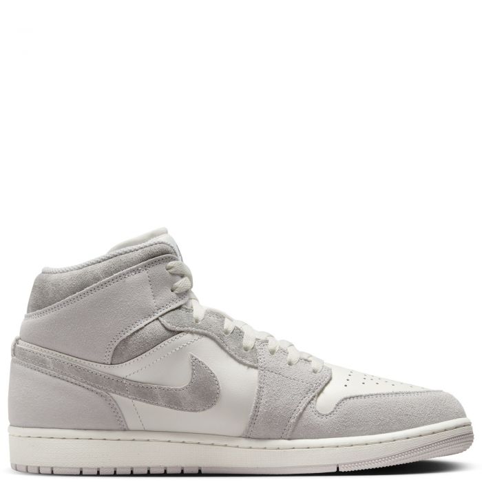 Air Jordan 1 Mid SE Neutral Grey/Smoke Grey-Sail