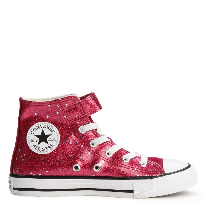 Pre-School Chuck Taylor All Star Glitter Easy On Sporty Berry/White/Egret