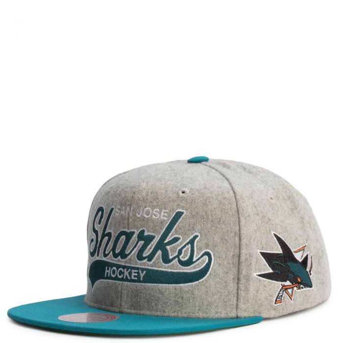 NHL San Jose Sharks Tailsweep 2.0 Melton Original Fit Snapback Grey