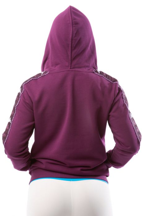 222 Banda Durby Zip Hoodie Violet/White