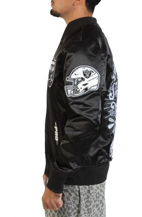 Las Vegas Raiders Dia De Muertos Jacket  Black