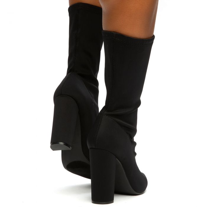 Nordic-2 Neoprene Heel Booties Black