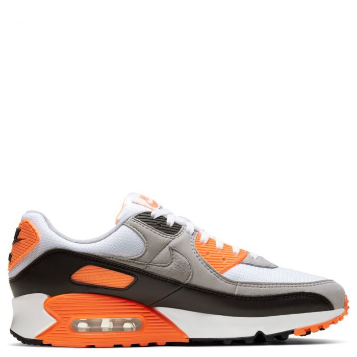Air Max 90 White/Particle Grey-LT Smoke Grey-Black