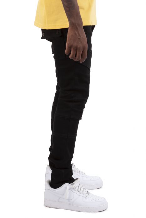 Benjamin Cargo Jeans Jet Black