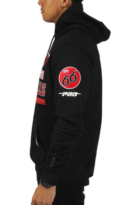 Chicago Bulls Fast Lane Pullover Hoodie  Black