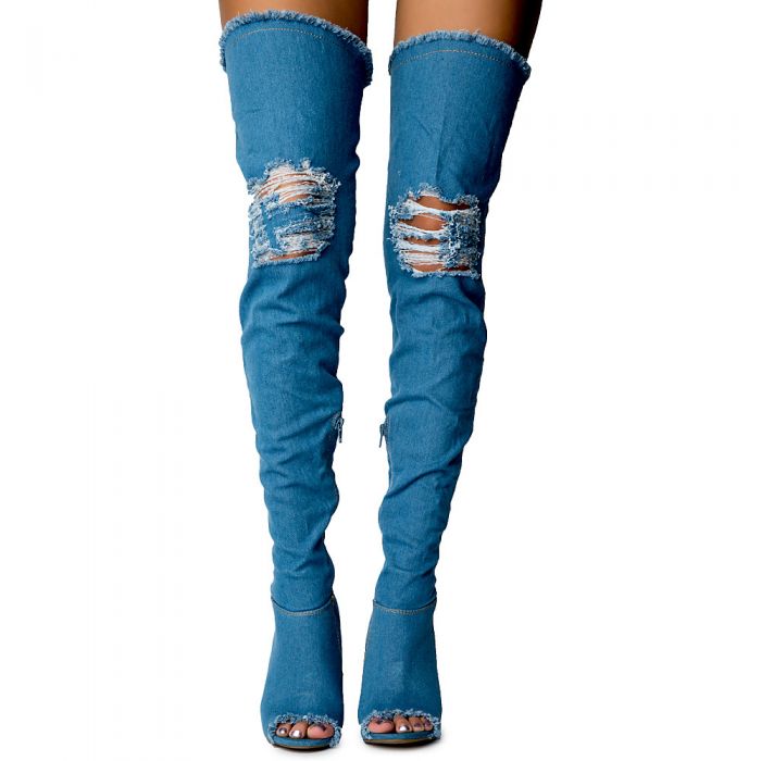 Women's Limelight-60S Over The Knee Boot Blue