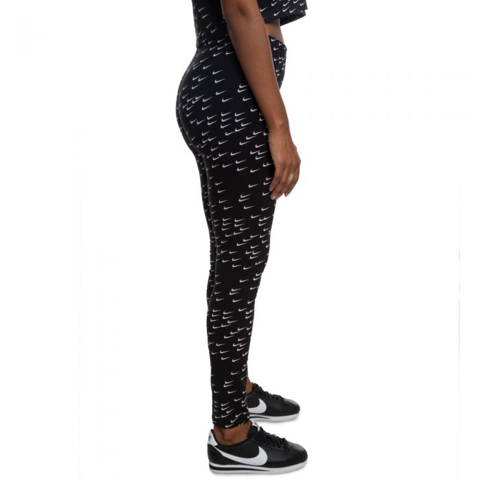 SPORTSWEAR PRINTED LEGGINGS BLACK/WHITE