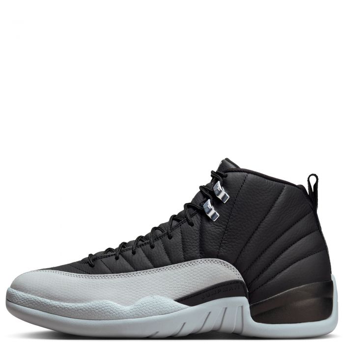 jordan 12 retro black wolf grey white