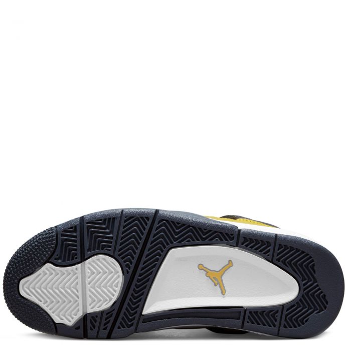 (GS) Air Jordan 4 Retro Tour Yellow/Dark Blue Grey-White