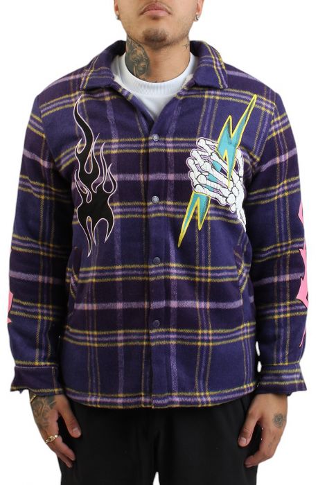 Festival Flannel  Purple