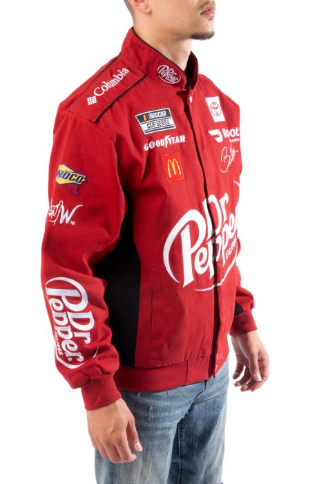 JH DESIGN Dr. Pepper Racing Jacket BW0303DR21-BUR - Shiekh