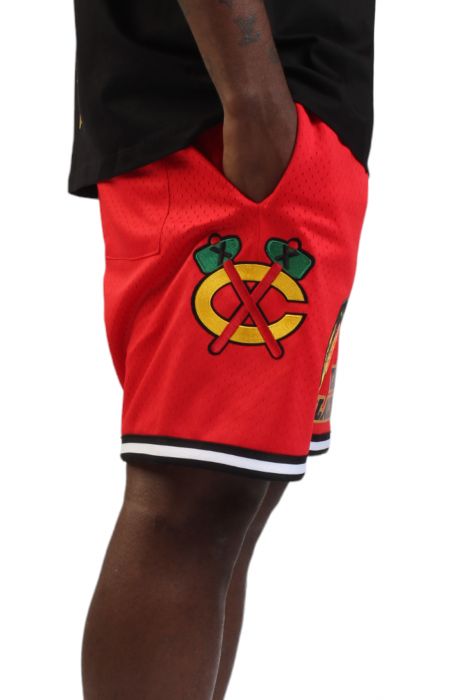 Chicago Blackhawks Mesh Shorts Red