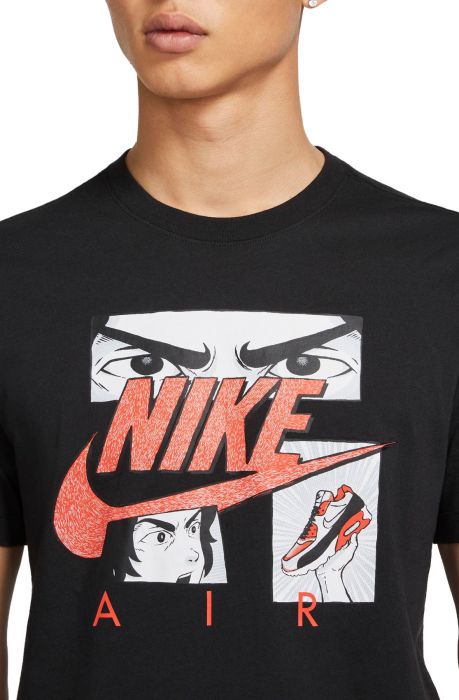 Sportswear Manga T-Shirt Black