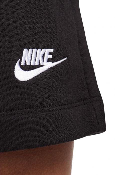 Nike Sportswear Club Fleece Mid-Rise Shorts Black/White