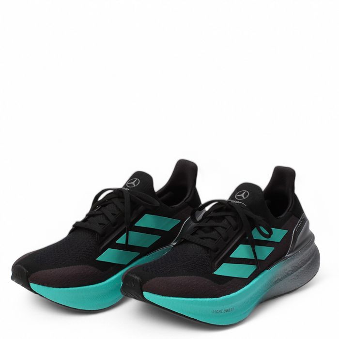MERCEDES AMG PETRONAS FORMULA ONE TEAM Ultraboost 5X  Core Black / Semi Mint Rush / Iron Metallic