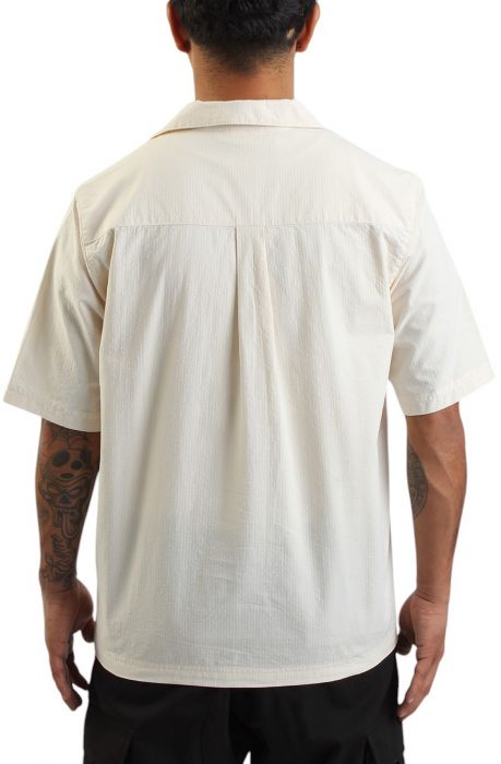 Essentials Seersucker Short Sleeve Shirt Wonder White