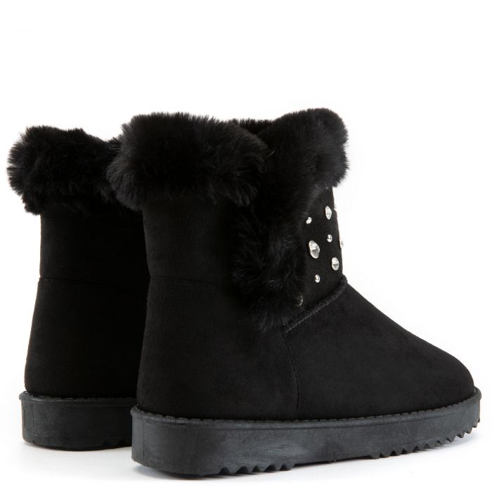 Annie-12 Ankle Booties Black
