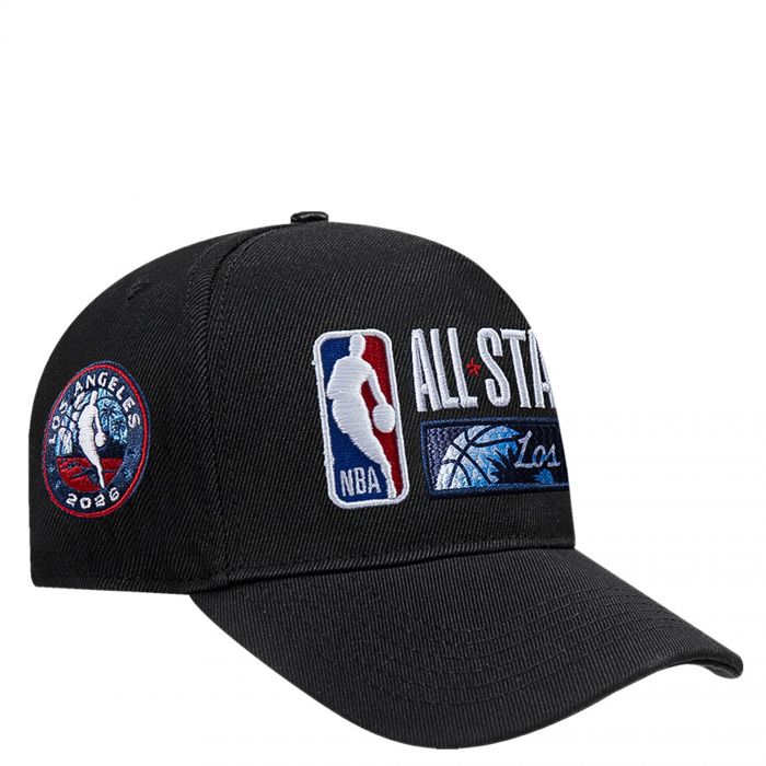 NBA 2026 All-Star Game Wordmark Pro Pinch Snapback  Black