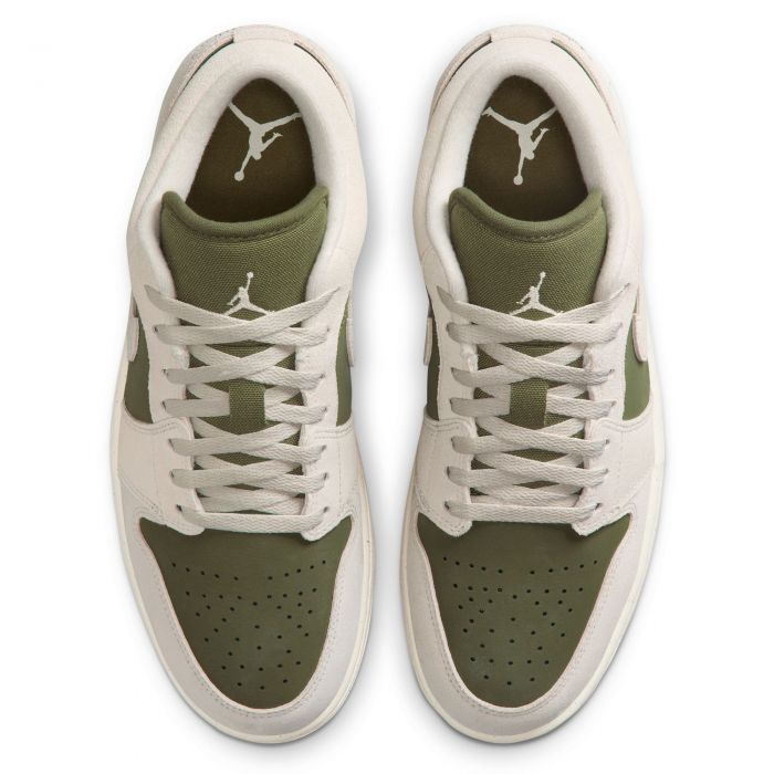Air Jordan 1 Low SE Medium Olive/Cargo Khaki-White