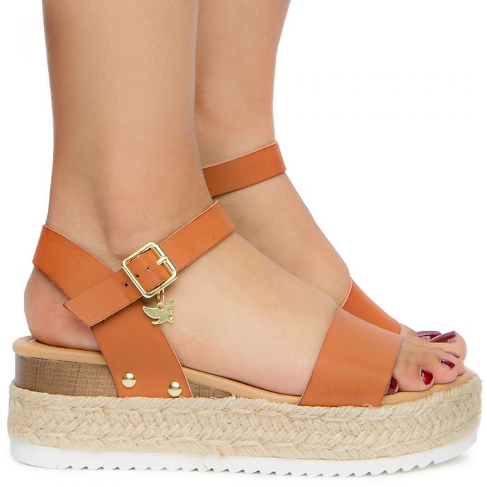 Women's Platform Sandal TAN PU