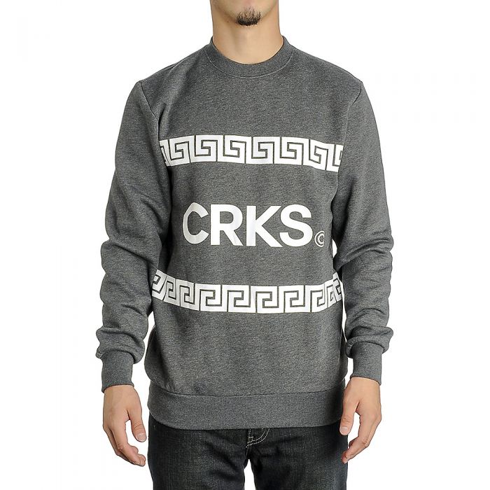 CROOKS CASTLES Grey Dignified Crewneck Sweater I1570113