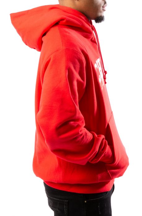 Reverse Weave Old English Logo Pullover Hoodie Team Red Scarlet