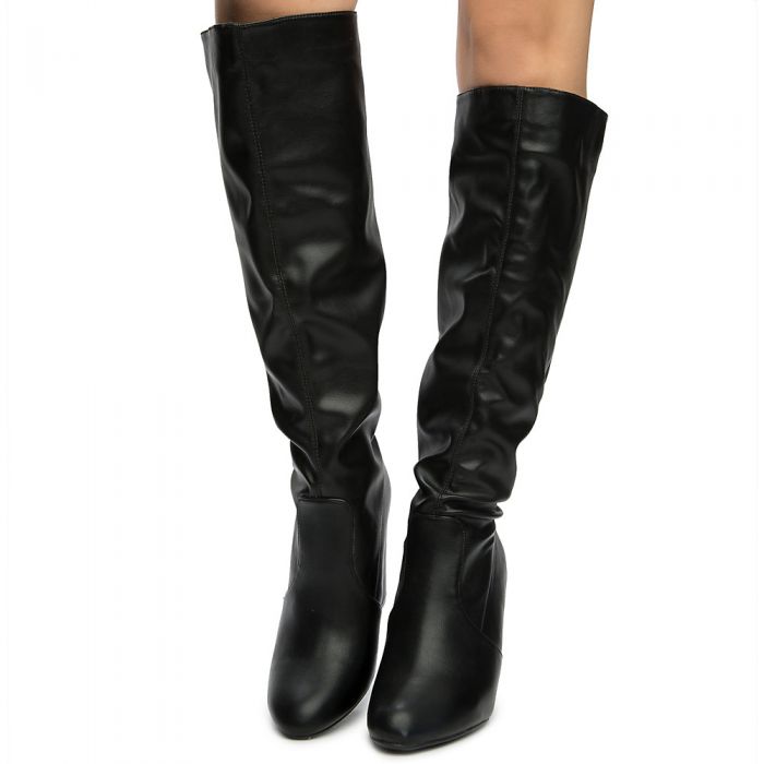 Fresh-01s Knee High Boots BLACK