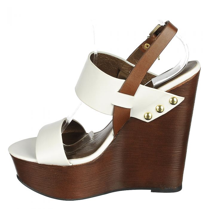 SODA Chef-H Wedge Sandal FD CHEF-H/WHITE Shiekh