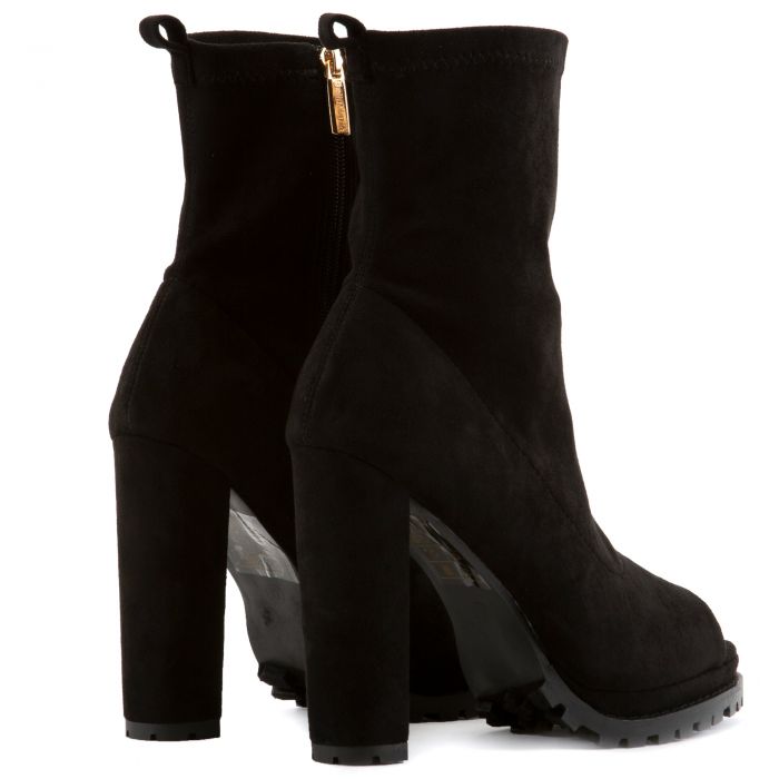 Trisata-3 High Heel Booties Black