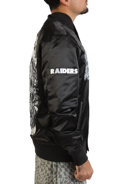 Las Vegas Raiders Dia De Muertos Jacket  Black