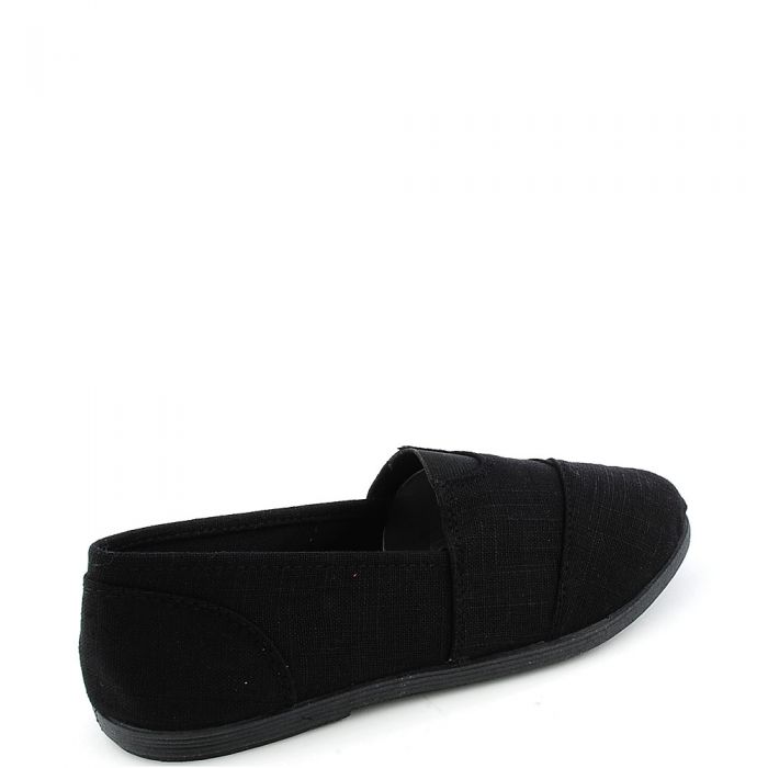 Womens Object-S Black Linen