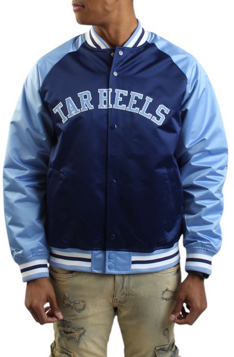 NCCA NORTH CAROLINA VINTAGE LOGO JACKET LIGHT BLUE/NAVY