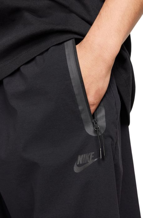 Men's Woven Oversized Pants Black