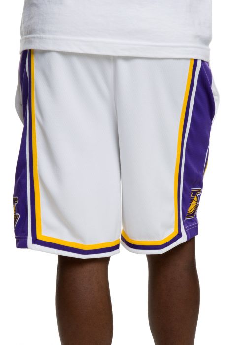 NIKE LOS ANGELES LAKERS SWINGMAN SHORTS AJ5616 100 - Shiekh