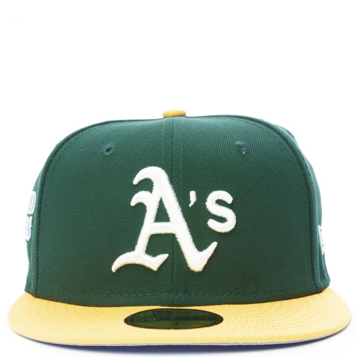 green a's hat