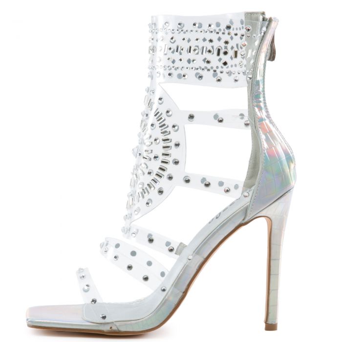 Leona-01 Clear Dress High Heel