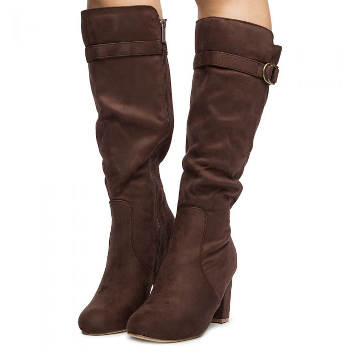 Women's Dinara-1 High Heel Boot Brown