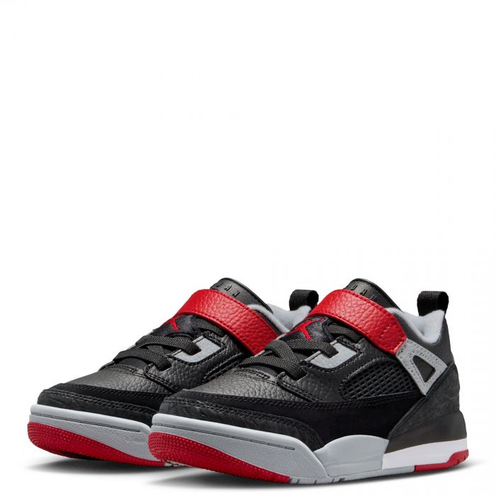 Pre-School Jordan Spizike Low Black/Gym Red-Wolf Grey-White