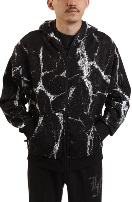 HOOPS X LAFRANCE WRITTEN IN CHROME HOODIE Black/White