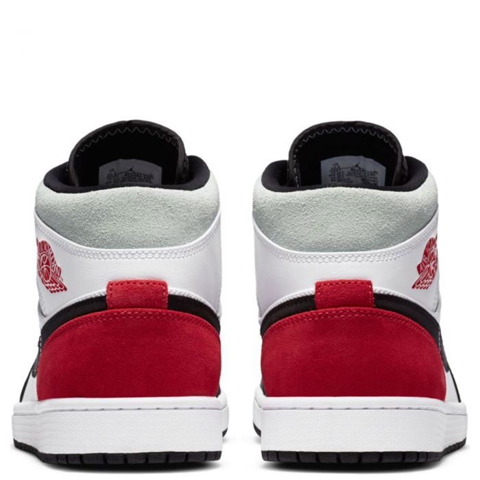 air jordan 1 mid se white track red black igloo