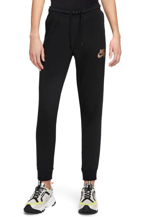 NIKE Sportswear Club Fleece Tight Fit Glitter Pants DQ3542 010 - Shiekh