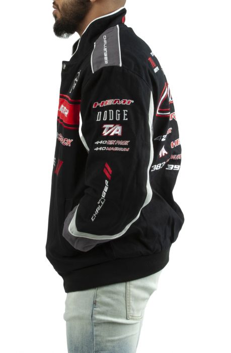 Charger Jacket  Black/White/Red