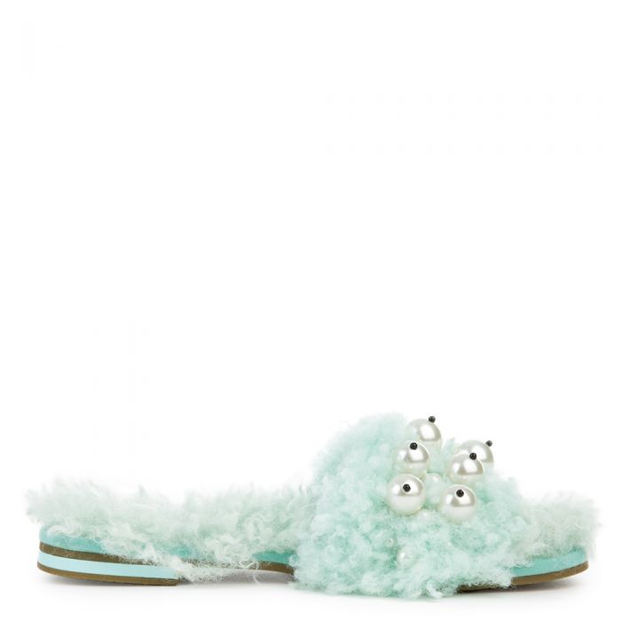 Cape Robbin Women's Evelyn-7 Mint Fury Sandal Mint